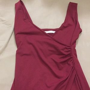 Susana Monaco red mini dress